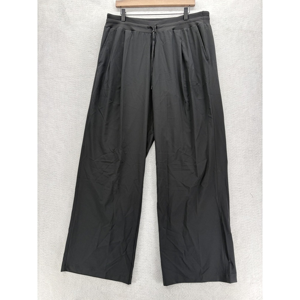CALIA Journey Collection Mid-Rise Pants Womens XL Gray Wide Leg Stretch Gym NWT